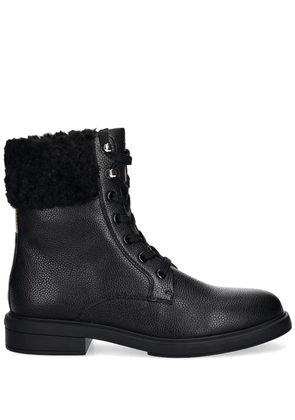 BOSS leather boots - Black