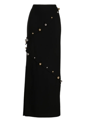 A.W.A.K.E. Mode buttoned pencil skirt - Black