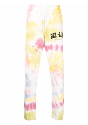 BEL-AIR ATHLETICS tie dye-print track pants - White