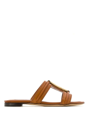 Tod's CUOIO LEGG. 37B SANDALO DOPPIA T - Brown