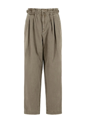 ISABEL MARANT elasticated pleat trousers - Brown