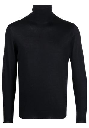 ERALDO roll-neck cashmere-blend jumper - Blue