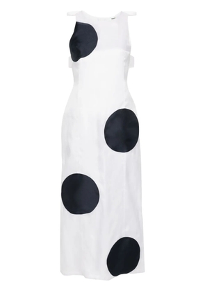 Vivetta Mikado midi dress - White