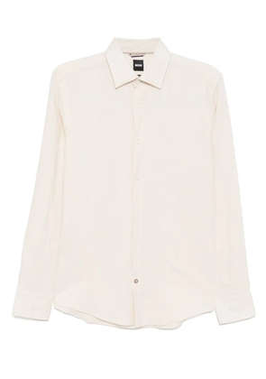 BOSS linen shirt - Neutrals