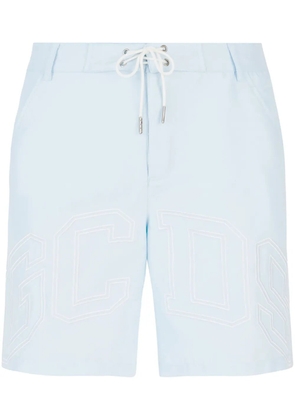 GCDS logo-print swim shorts - Blue