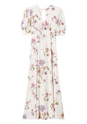 TWINSET floral-print crepe dress - White