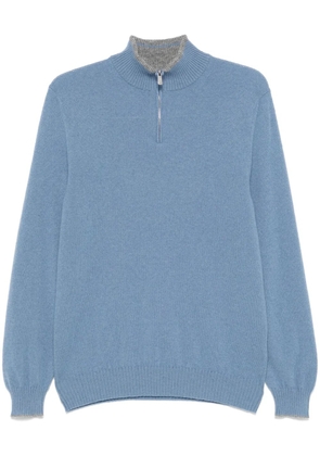 Fedeli cashmere cardigan - Blue