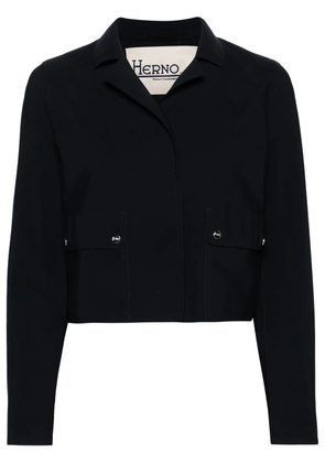 Herno press-stud cropped jacket - Black