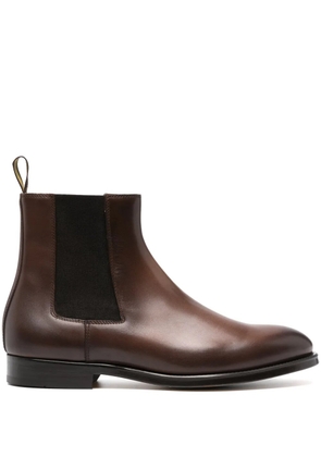 Doucal's leather Chelsea boots - Brown
