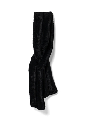 Ruslan Baginskiy shearling scarf - Black