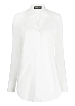 CHIARA BONI La Petite Robe Atena Slim long-sleeve shirt - White