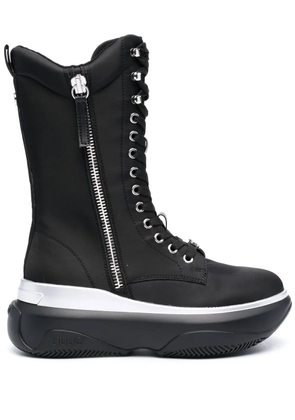 LIU JO June lace-up boots - Black