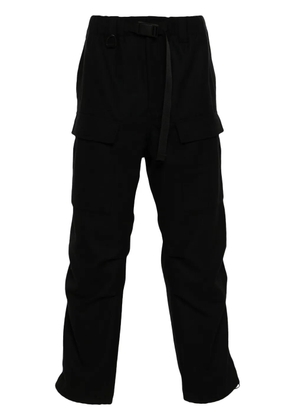 Y-3 flannel cargo trousers - Black