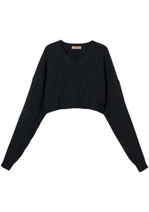 TWINSET cropped sweater - Grey