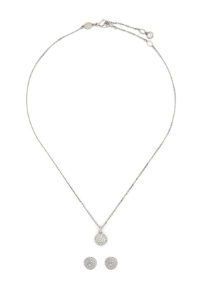 Swarovski Sublima earrings and necklace set - Silver