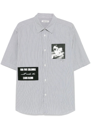 Undercover patchwork shirt - Black