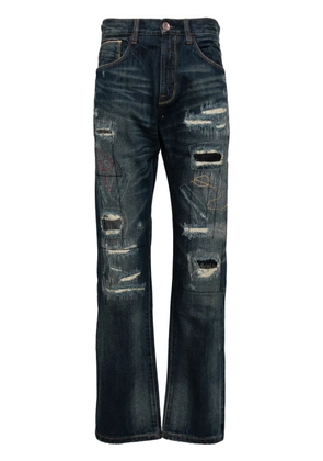 Private Stock whiskering effect jeans - Blue
