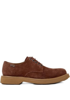 Camper Norman lace-up suede Derby shoes - Brown