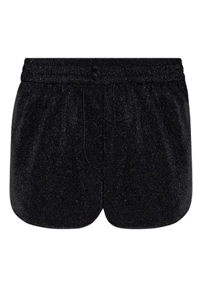 Oséree glitter-embellished shorts - Black