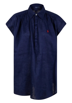 Polo Ralph Lauren cap-sleeve blouse - Blue