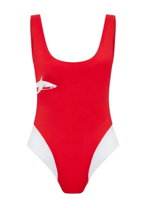 Let's Swim Shark swimsuit - Red
