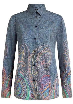 ETRO paisley-print shirt - Blue