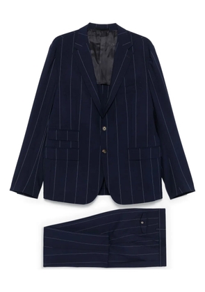 Eleventy striped suit - Blue