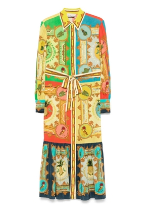 ALEMAIS La Musica midi dress - Green