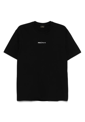 Paul & Shark rubberised-logo T-shirt - Black