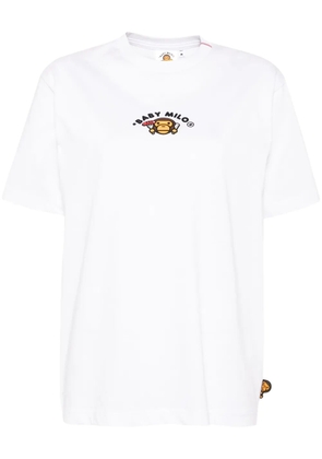 *BABY MILO® STORE BY *A BATHING APE® logo-print T-shirt - White