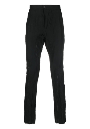 Masnada cotton-blend tapered trousers - Black
