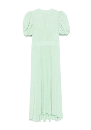 ROTATE BIRGER CHRISTENSEN floral-jacquard midi dress - Green
