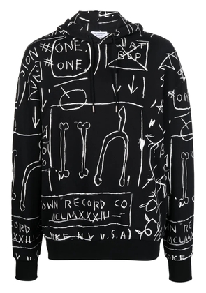 Honey Fucking Dijon graphic-print cotton hoodie - Black