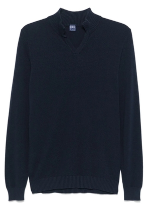 Fedeli cotton sweater - Blue