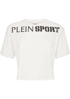Plein Sport cropped T-shirt - White