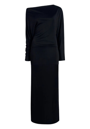 KHAITE The Junet off-shoulder maxi dress - Black