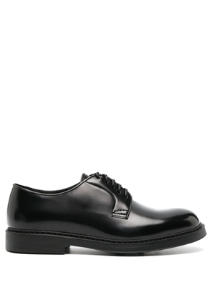 Doucal's leather lace-up Derby shoes - Black