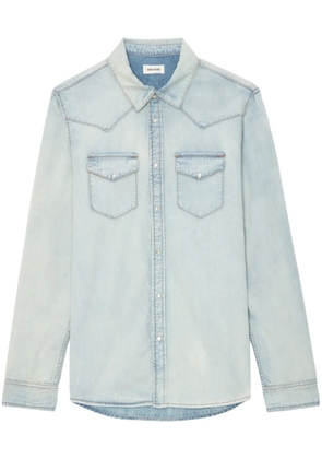 Zadig&Voltaire Saby denim shirt - Blue