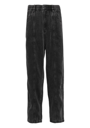 CROQUIS mid-rise tapered jeans - Black