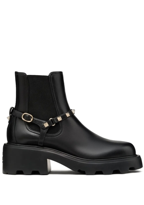 Valentino Garavani 55mm Rockstud Beatle boots - Black