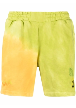 MCQ graphic-print track shorts - Green