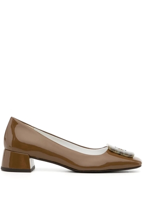 Tory Burch Georgia Patent pumps - Brown
