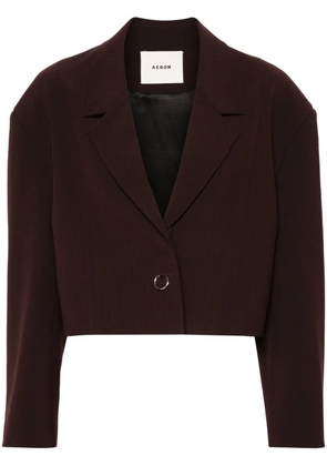 AERON Lulay cropped jacket - Brown
