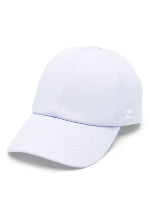 Courrèges signature AC cotton cap - Purple