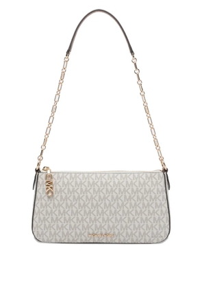 Michael Michael Kors logo-pattern shoulder bag - Neutrals