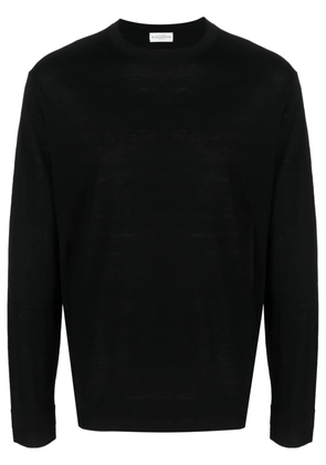 Ballantyne round-neck wool jumper - Black