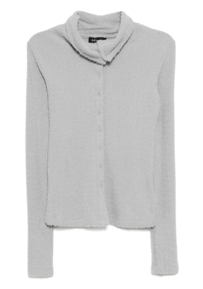 tout a coup brushed knit top - Grey