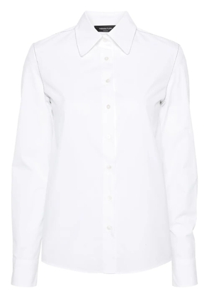Fabiana Filippi beaded poplin shirt - White