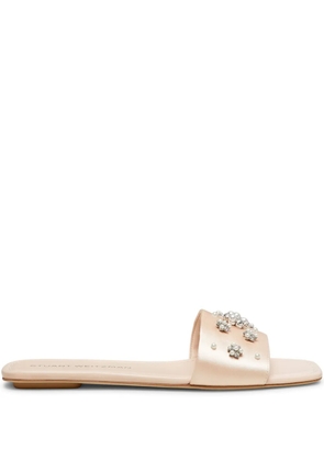 Stuart Weitzman Poppy slides - Neutrals