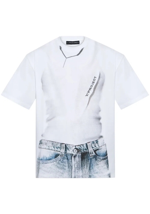 Y/Project graphic-print T-shirt - White